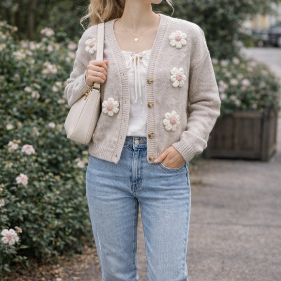 BIBI FLORAL CARDIGAN - Picture 6 of 6